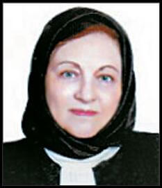 بانو فرشید افشار – عضو دیرپای شورای مرکزی و مسئول سازمان زنان جبهه ملی ایران